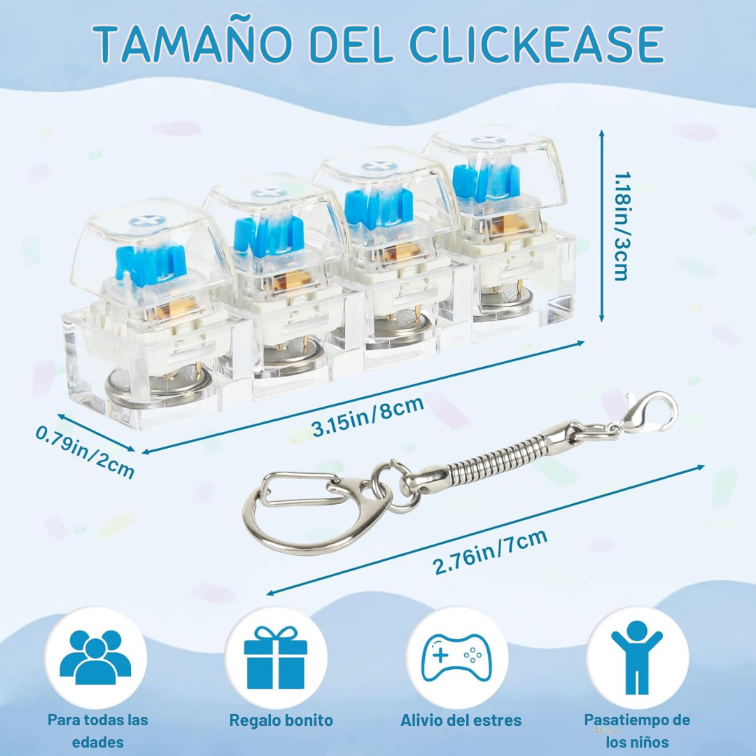 Teclado Mecánico Antiestrés LED