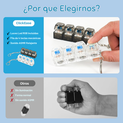 Teclado Mecánico Antiestrés LED