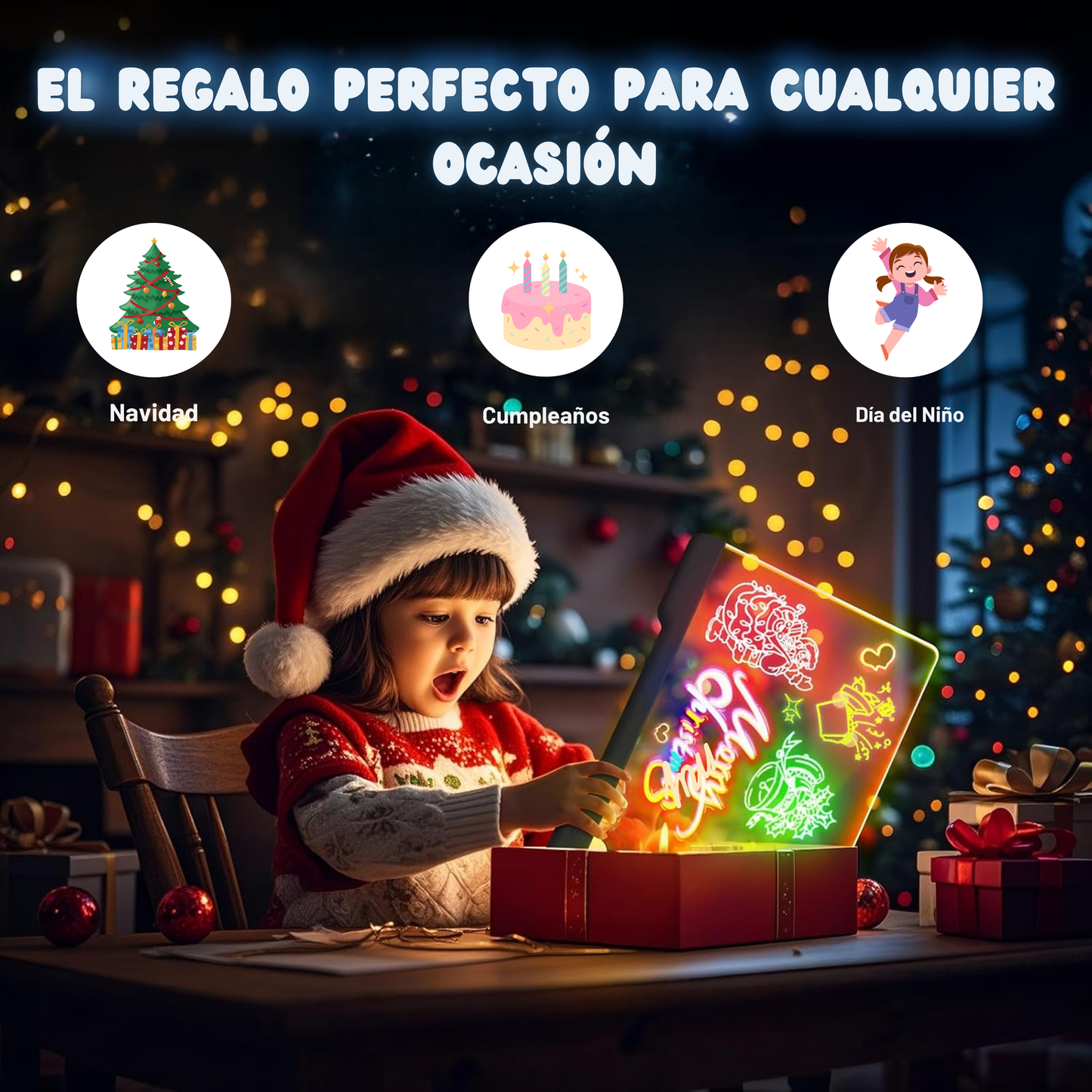 Pizarra de Dibujo con Luz